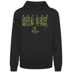 Black Boston Red Sox Levelwear Podium Protect Pullover Hoodie