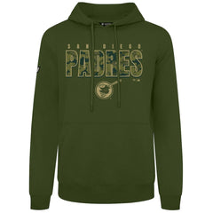 Green San Diego Padres Levelwear Podium Protect Pullover Hoodie