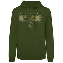 Green Arizona Diamondbacks Levelwear Podium Protect Pullover Hoodie