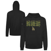 Black Los Angeles Dodgers Levelwear Podium Protect Pullover Hoodie