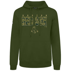 Green Boston Red Sox Levelwear Podium Protect Pullover Hoodie