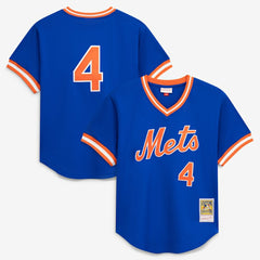 Royal Lenny Dykstra New York Mets Mitchell & Ness Authentic Batting Practice Jersey