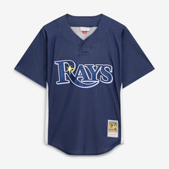 Navy Evan Longoria Tampa Bay Rays Mitchell & Ness Authentic Batting Practice Jersey