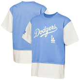 Royal/Cream Los Angeles Dodgers Outerstuff Youth Ultimate Pastels Premium Double Run T-Shirt