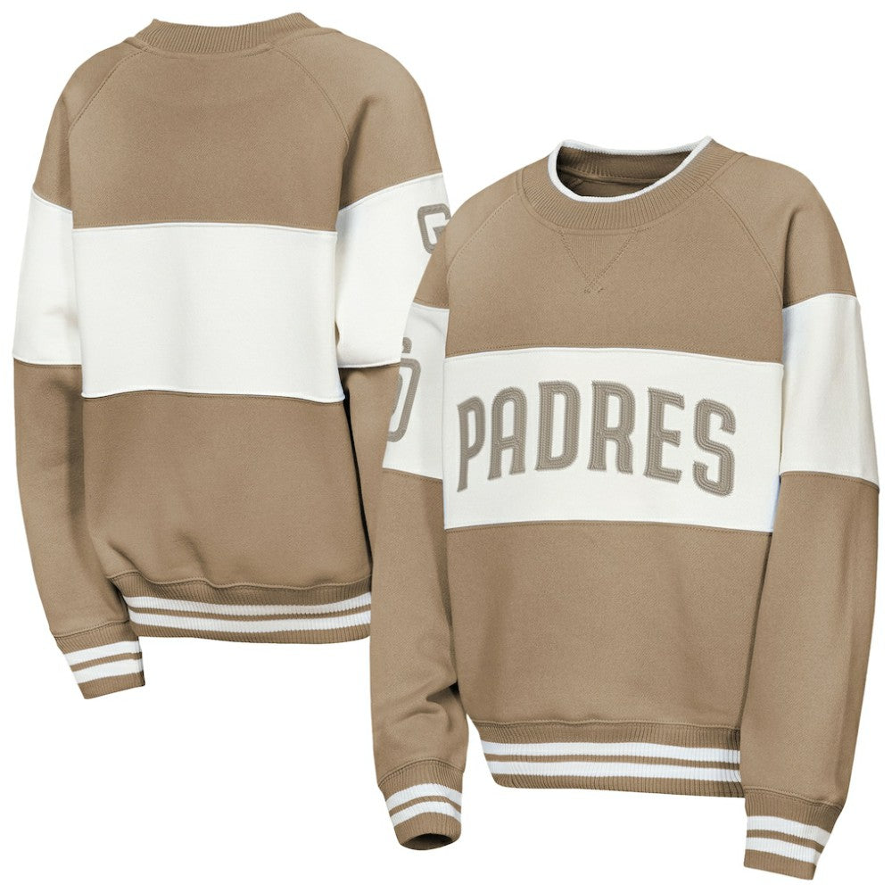 Brown San Diego Padres Outerstuff Youth Ultimate Pastels On Base Sweatshirt