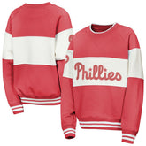 Red Philadelphia Phillies Outerstuff Youth Ultimate Pastels On Base Sweatshirt