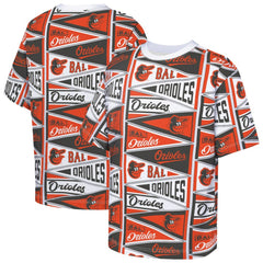 Orange Baltimore Orioles Outerstuff Youth All-Over Pennant T-Shirt