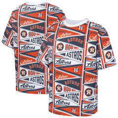 Orange Houston Astros Outerstuff Youth All-Over Pennant T-Shirt