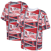 Red St. Louis Cardinals Outerstuff Youth All-Over Pennant T-Shirt