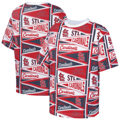 Red St. Louis Cardinals Outerstuff Youth All-Over Pennant T-Shirt