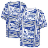 Blue Los Angeles Dodgers Outerstuff Youth All-Over Pennant T-Shirt