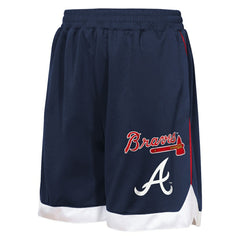 Navy Atlanta Braves Outerstuff Youth Big League All Star Fashion Shorts
