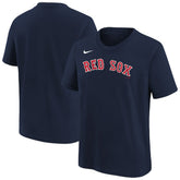 Athletic Navy Boston Red Sox Nike Youth Wordmark T-Shirt