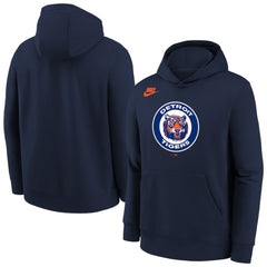 Athletic Navy Detroit Tigers Nike Youth Club Fleece Hoodie
