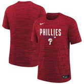 Red Philadelphia Phillies Nike Youth Authentic Collection Velocity Dri-FIT T-Shirt