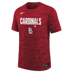 Red St. Louis Cardinals Nike Youth Authentic Collection Velocity Dri-FIT T-Shirt