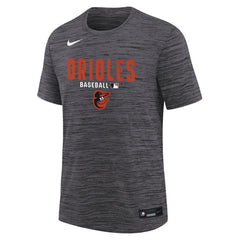 Black Baltimore Orioles Nike Youth Authentic Collection Velocity Dri-FIT T-Shirt
