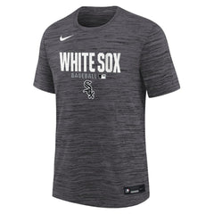 Black Chicago White Sox Nike Youth Authentic Collection Velocity Dri-FIT T-Shirt