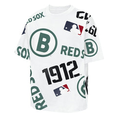 White Boston Red Sox Outerstuff Youth Circus Catch T-Shirt