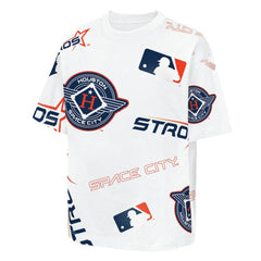 White Houston Astros Outerstuff Youth Circus Catch T-Shirt