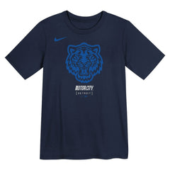 Navy Detroit Tigers Nike Preschool City Connect Logo T-Shirt