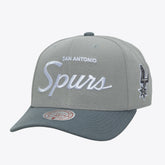 Mitchell & Ness San Antonio Spurs Thunderstorm Head Coach Pro Crown Snapback Hat