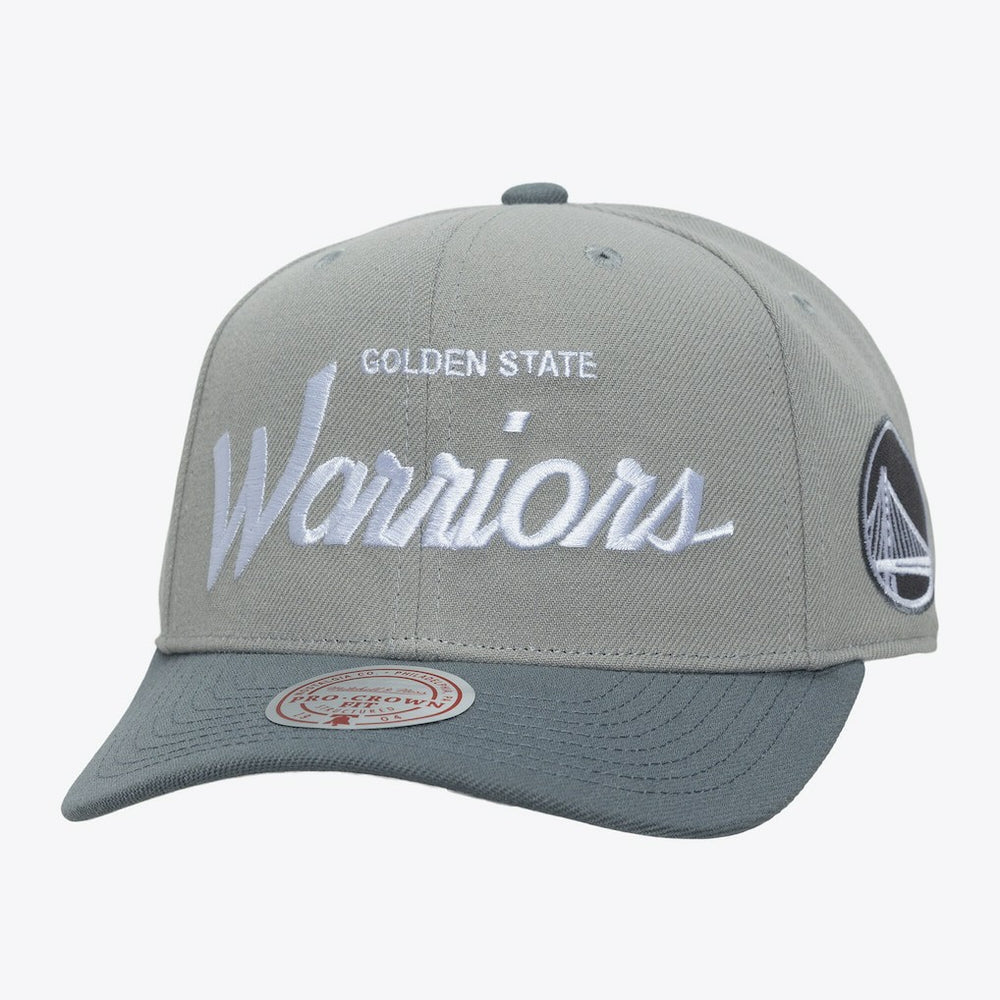 Mitchell & Ness Golden State Warriors Thunderstorm Head Coach Pro Crown Snapback Hat sale
