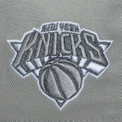 Mitchell & Ness New York Knicks Thunderstorm Head Coach Pro Crown Snapback Hat