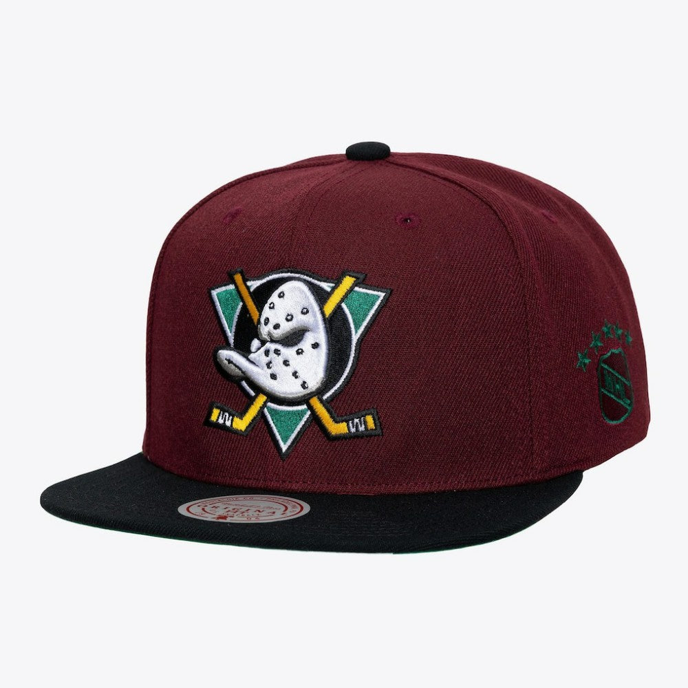 NHL Anaheim Ducks Mitchell & Ness Legendary Home Snapback Hat
