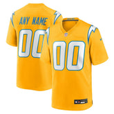 Alternate Charger Power Game Custom Jersey - Los Angeles Chargers Jerseys