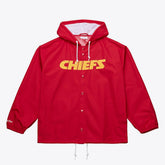 Coaches Full-Snap Hooded Windbreaker Jacket - Kansas City Chiefs Jackets