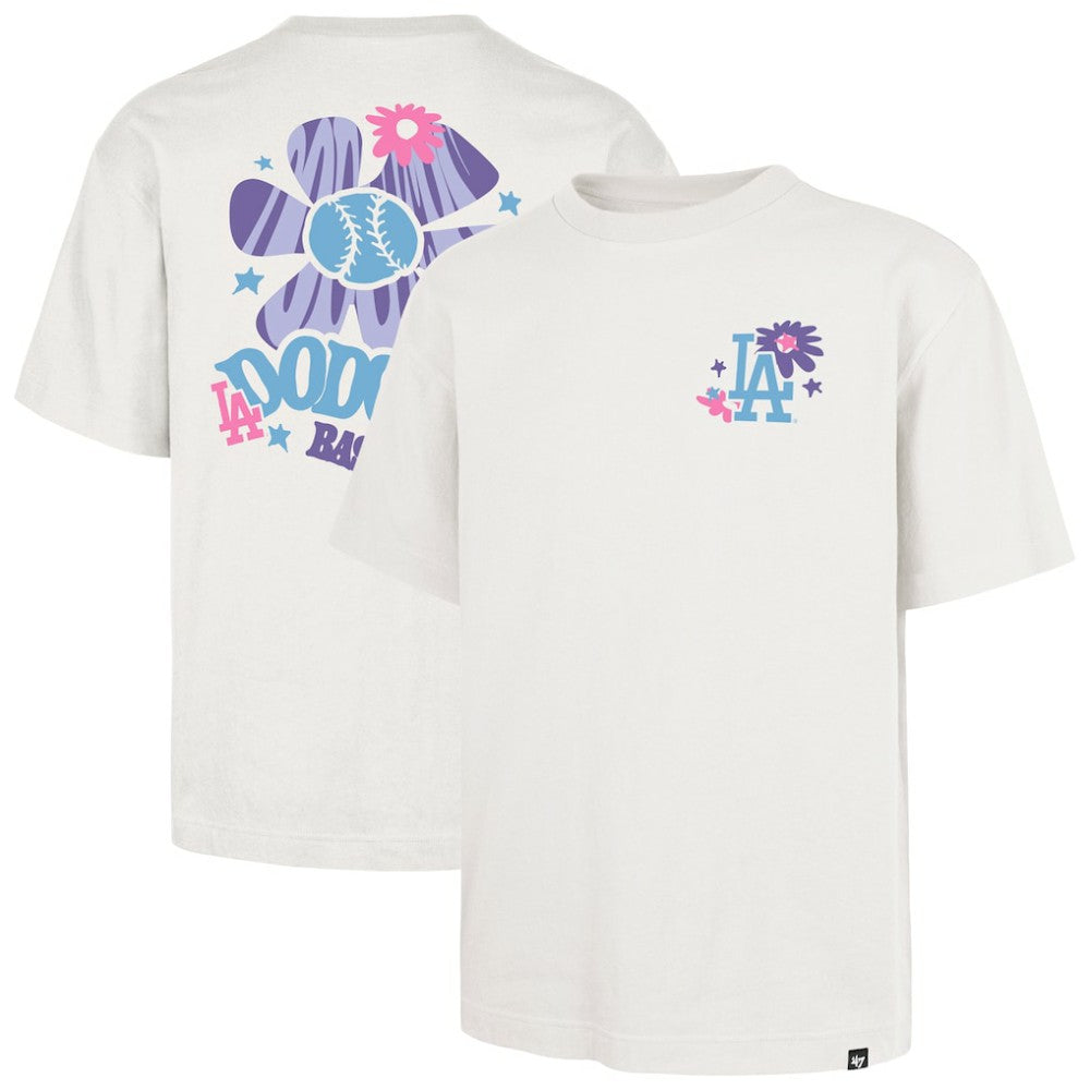 Cream Los Angeles Dodgers '47 Flora Foundation T-Shirt