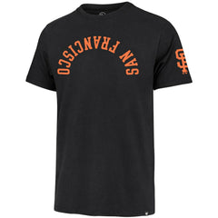 Black San Francisco Giants '47 Upside Down Two-Peat Franklin T-Shirt
