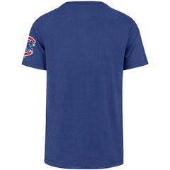 Royal Chicago Cubs '47 Upside Down Two-Peat Franklin T-Shirt