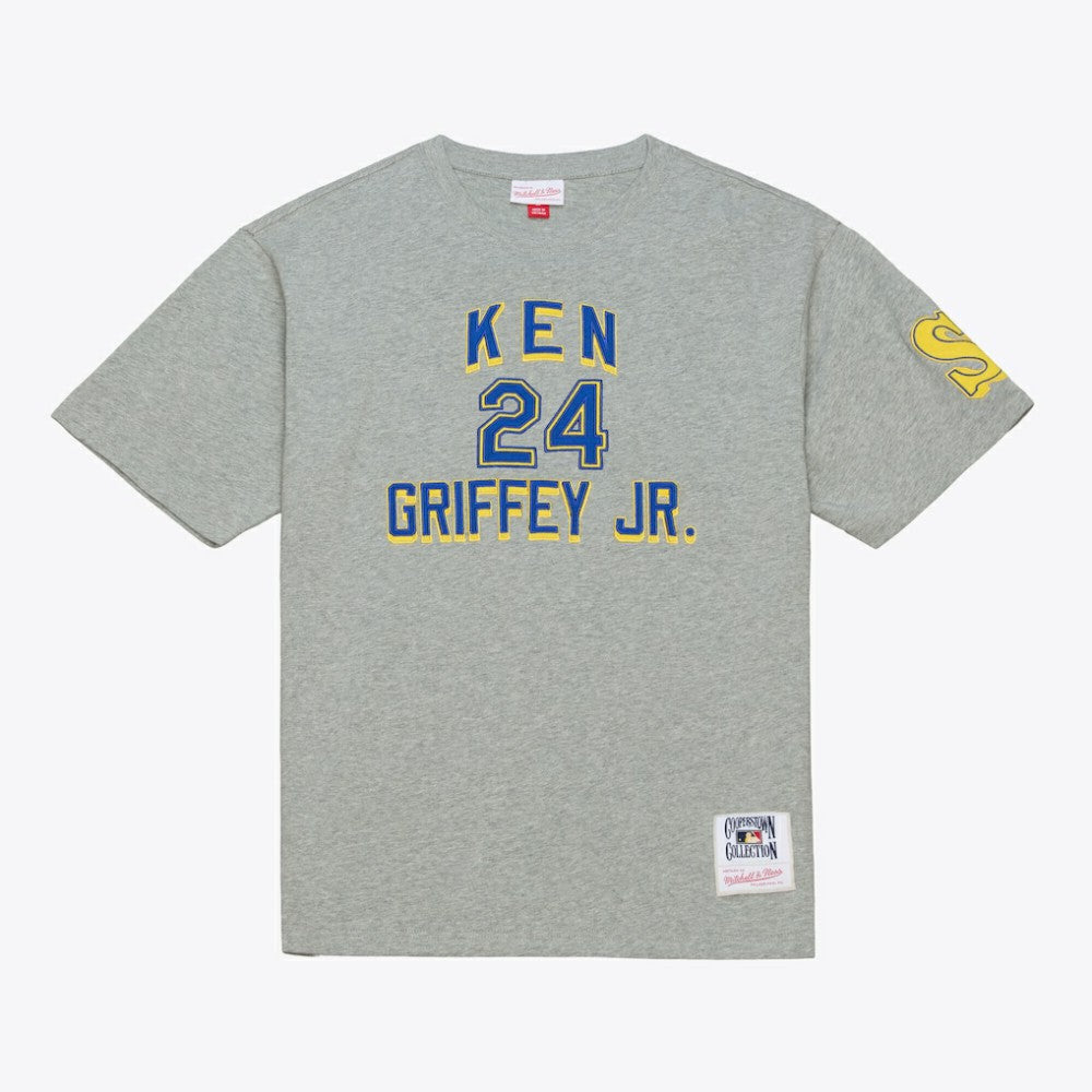 Gray Ken Griffey Jr. Seattle Mariners Mitchell & Ness Player Collection Premium T-Shirt