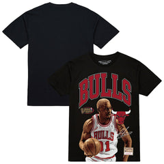 Mitchell & Ness Dennis Rodman Chicago Bulls Hardwood Classics Player Arch T-Shirt sale
