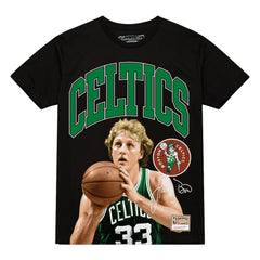 Mitchell & Ness Larry Bird Boston Celtics Hardwood Classics Player Arch T-Shirt
