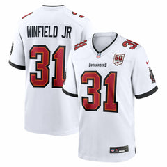 Antoine Winfield Jr. 50th Season Patch Game Jersey - Tampa Bay Buccaneers Jerseys
