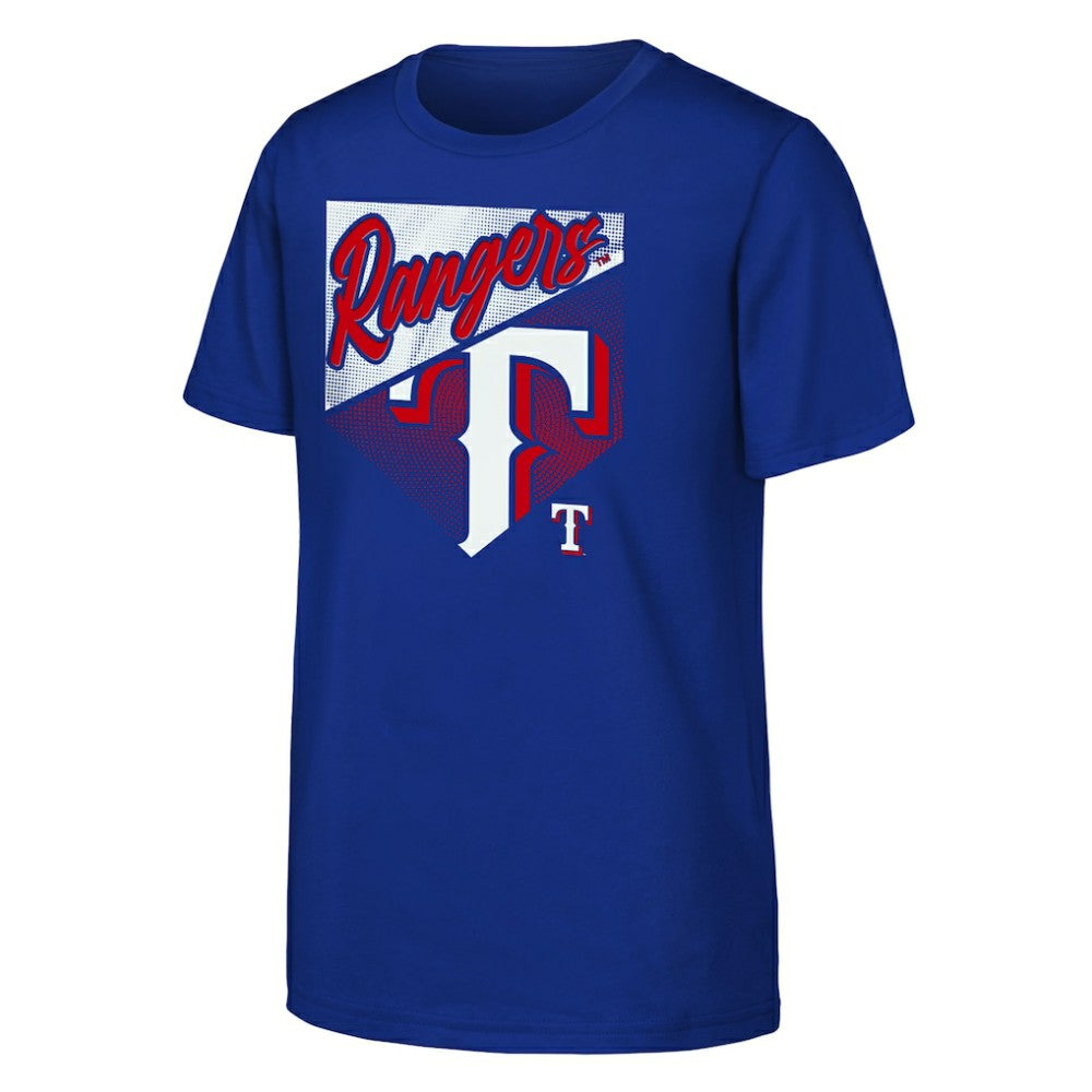 Royal Texas Rangers Outerstuff Youth Prime Plate T-Shirt