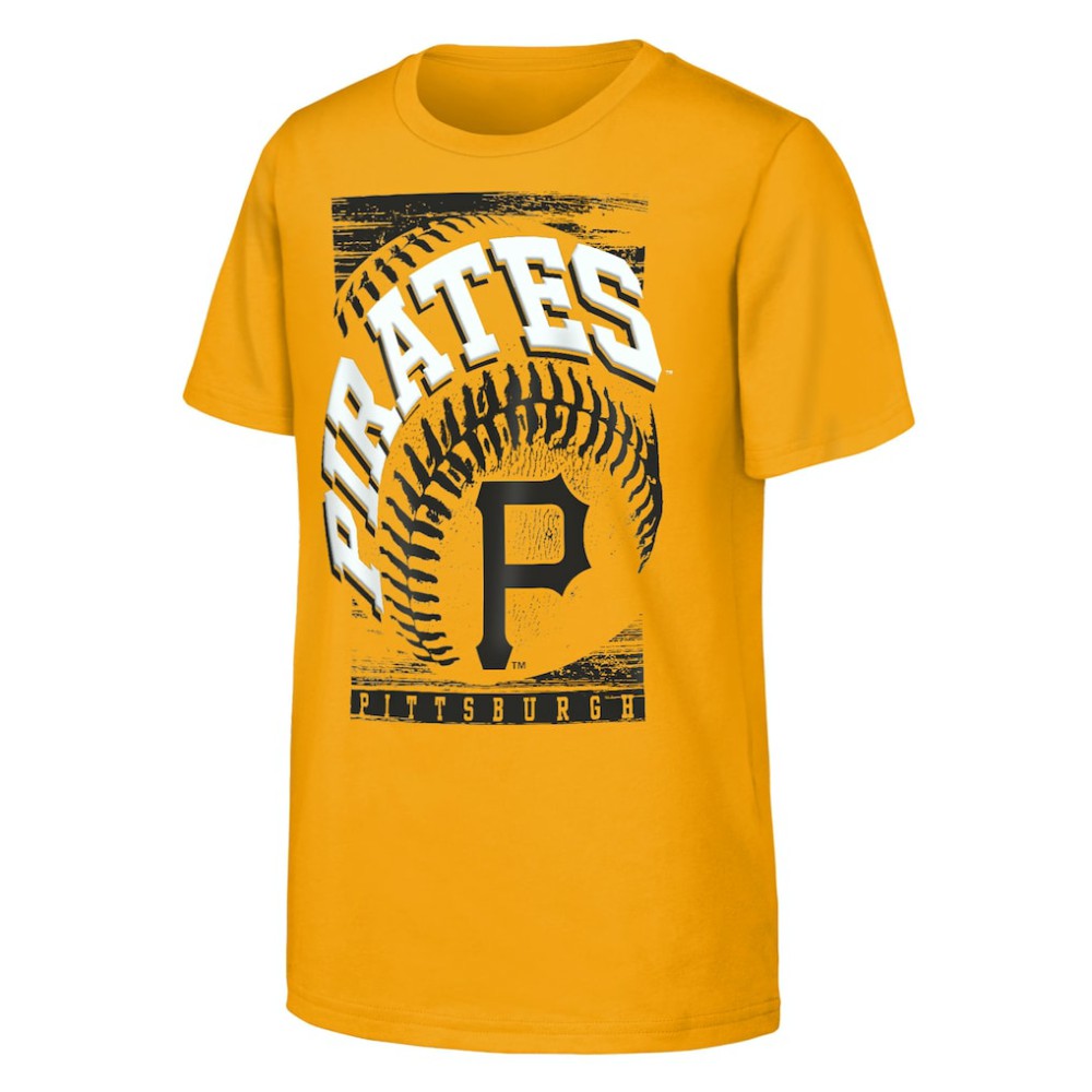 Gold Pittsburgh Pirates Outerstuff Youth Speed Pitch T-Shirt