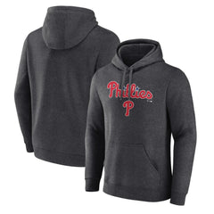 Charcoal Philadelphia Phillies Team Lockup Hoodie