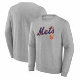 Gray New York Mets Team Lockup Sweatshirt
