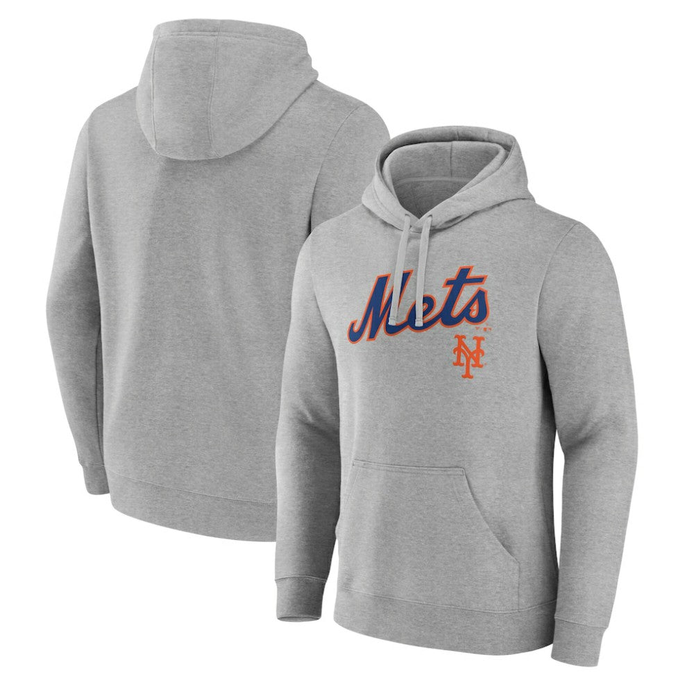 Gray New York Mets Team Lockup Hoodie
