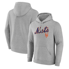 Gray New York Mets Team Lockup Hoodie