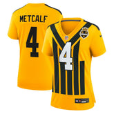 DK Metcalf Women's Alternate 1933 Throwback Game Jersey - Pittsburgh Steelers Jerseys