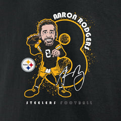 Aaron Rodgers Steel City T-Shirt - Pittsburgh Steelers T-shirts