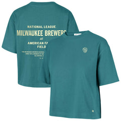 Teal Milwaukee Brewers '47 Women's Contemporary Basics Leon City T-Shirt
