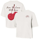 Cream St. Louis Cardinals '47 Women's Love Letter Reed City T-Shirt