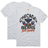 Homage NFL x Grateful Dead Tri-Blend T-Shirt - Chicago Bears T-shirts