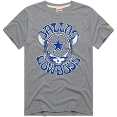 Homage NFL x Grateful Dead Tri-Blend T-Shirt - Dallas Cowboys T-shirts